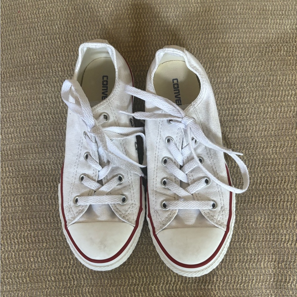 Converse All Star White Kids/Youth US2 EU 33.5